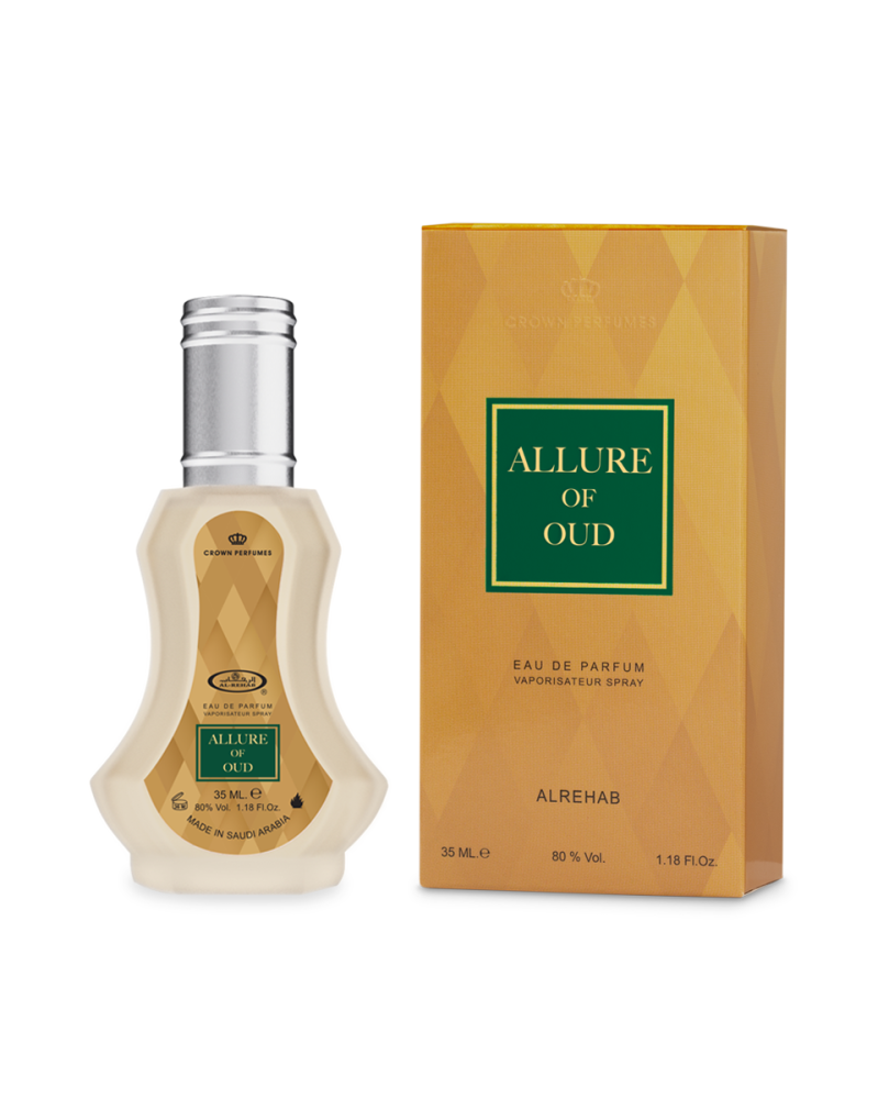 Pack of 12- Allure Of Oud 35ml Perfume by Al Rehab