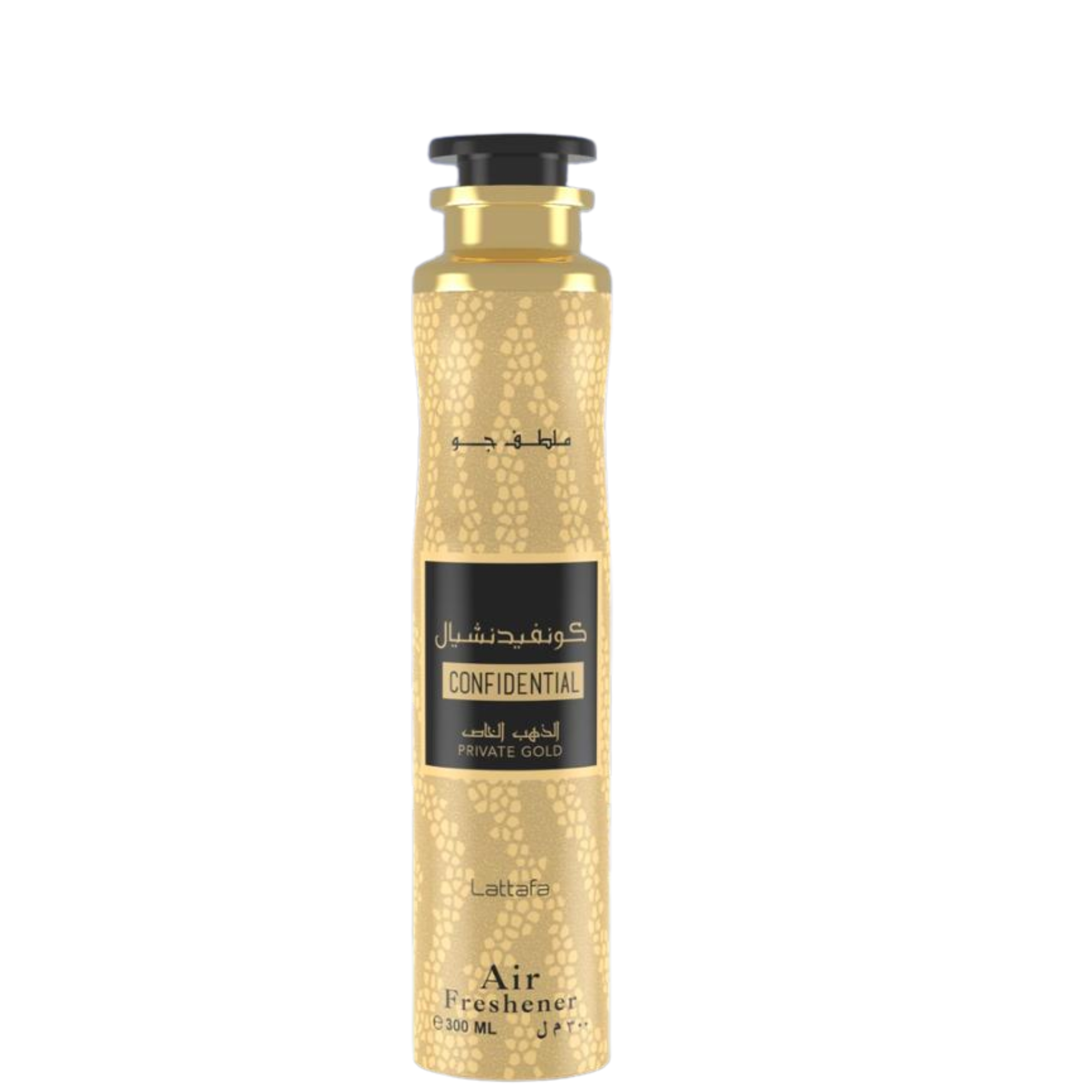 Confidential Private Gold 300ml Air Freshener by Lattafa (Pack of 12)