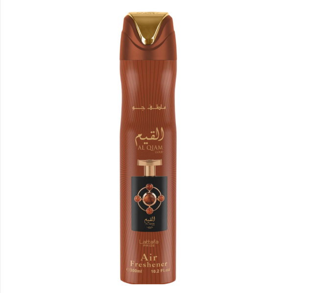 Al Qiam Gold 300ml Air Freshener by Lattafa Pride (Pack of 12)
